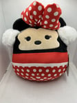 Christmas Minnie Mouse Squishmallow Disney 8" Plush Soft Toy NEW UK Mickey