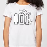 T-Shirt Femme Les 101 Dalmatiens Disney - Blanc - L