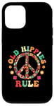 Coque pour iPhone 12/12 Pro Old Hippies Rule Hippie Vintage Costume Hippy Travel Fan