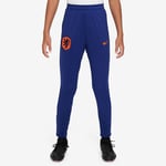 Nederland Treningsbukse Dri-fit Strike - Navy/oransje Barn - Nike, størrelse S: 128-137 cm