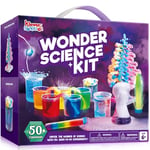 KLEVER Kits 50+ Expériences Scientifique pour Enfants,Jeux pour Enfants Chimie Enfant, Science et Jeu, Cadeau Garcon 10 Ans, Jouet Garcon 7 Ans Arbre de Cristal, Jouets éducatifs Scientifiques