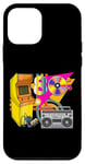 Coque pour iPhone 12 mini Love the Vintage Retro 80s, Boom Box, cassette, Arcade
