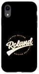 Coque pour iPhone XR Funny Personalized First Name Design for Roland