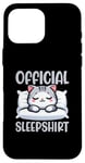 Coque pour iPhone 16 Pro Max Chemise de nuit officielle American Shorthair Funny Cat Lover