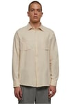 Urban Classics Men's Flanell Shirt, Sand/Sand, L