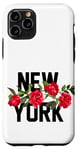 iPhone 11 Pro Cool Floral New York City Graphic Design, New York City Case