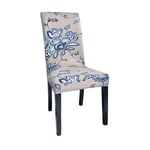 FLLXSMFC Dining Chair Covers 4Pcs Flower Printing Removable Chair Cover Big Elastic Slipcover Modern Kitchen Seat Case Stretch Chair Cover For Banquet