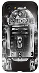 Coque pour iPhone SE (2020) / 7 / 8 Star Wars R2-D2 Retro Galaxy Noir