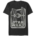 Black And White Tie Fighter Star Wars T-Shirt