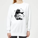 Sweat Femme Command Stormtrooper Étoile de la Mort Star Wars Classic - Blanc - XL