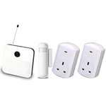 Hauppauge mySmarthome Control Kit - Controller, 2x UK Plugs, and 4-in-1 Sensor