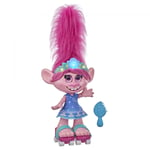 Hasbro Les Trolls 2 Tournée Mondiale De Dreamworks - Poupée Poppy Cheveux Dansants