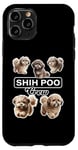 Coque pour iPhone 11 Pro L'équipage de Shih Poo