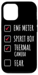 iPhone 14 EMF Meter Spirit Box Thermal Camera Fear Paranormal Hunter Case