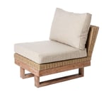 Havesofa Patsy modulær Træ Rattan 66 x 89 x 64,5 cm