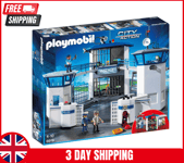 Playmobil Police Station 6919 With Prison Figures Accessories City Action Set UK