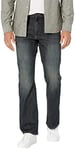 Wrangler Authentics Men's Relaxed Fit Boot Cut De Corte/Holgadon Jeans, Blue/Black Stretch, 34 W/32 L