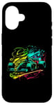 Coque pour iPhone 16 Équipement de voiture Formula Race pour les fans et les pilotes de course à roues ouvertes