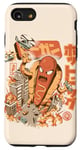 Coque pour iPhone SE (2020) / 7 / 8 Super Hot Dog Monster Food Japanese City Kawaii Hot Dog