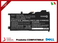 Batterie PowerQ pour Dell Latitude 12 7200 4650 MAH 7.6V P/N 09NTKM Noir