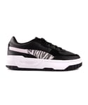 Puma Womens Cali Dream Animal Trainers - Black - Size UK 5