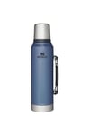 Stanley Classic Legendary Thermos 1L - Maintient la Température 24h (Chaud/Froid) - Bouteille Isotherme - Sans BPA - Gourde Isotherme 1L en Acier Inoxydable - Gourde Inox - Hammertone Lake