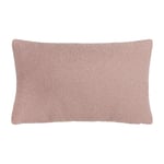 furn. Malham Shearling Fleece Rectangular Cushion Cover - Pink - One Size