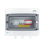 EMITER EM-357_AC AC-skåp, IP65, SPD AC Dehn typ 1+2, överströmsskydd 32A 3-F, RCD typ A 40A/300mA