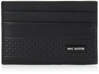 MAC ALYSTER Petit Porte Carte Noir S Femme, Schwarz, s, Décontracté