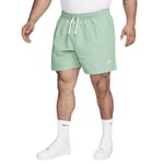 NIKE DX0619-309 M NK Club+ WVN Flow Short WASH Shorts Men's Mineral/White Size L