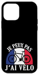 Coque pour iPhone 12 mini Je Peux pas j'ai Vélo Bike cycliste Cyclisme france humour