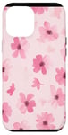 Coque pour iPhone 12 Pro Max Aura Coque de téléphone esthétique rose - Motif super mignon