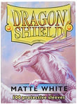 Dragon Shield Standard Sleeves (Matte White) by Dragon Shield