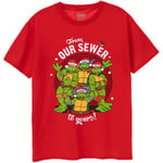 T-shirt Teenage Mutant Ninja Turtles  From Our Sewer To Yours