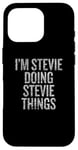 Coque pour iPhone 16 Pro Je suis Stevie Doing Stevie Things Funny Vintage