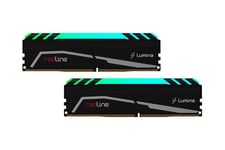 Mushkin Redline Lumina - 32GB:2x16GB - DDR4 RAM - 3600MHz - DIMM 288-PIN - Ikke-ECC - CL16