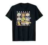 Rugrats Boxed Up Characters Collage Distressed Group Shot T-Shirt