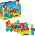 MEGA BLOKS First Builders Toddler Building Blocks Toy Set, ABC Learning Train 60