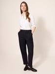 White Stuff Savannah Stretch Trousers, Pure Black