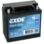 Exide Batteri Start-Stop Auxiliary EK151 15 Ah 14450262