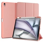 DUX DUCIS Domo iPad Air 13 (2024) fodral Tri-Fold - Rosa Rosa