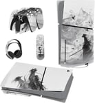 Autocollant Pour Ps5 Slim Console Standard Sticker Skin Pour Ps5 Slim Disc Edition,Autocollants Accessoires Pour Ps5 Manette Pour Ps5 Télécommande&casque&station De Charge-Dragon M[Yin140561]