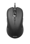 DELTACO – Silent Wired Ambidextrous Mouse, 6 Buttons, 1000-6400 DPI, bl (MS-810)