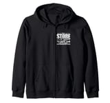 I'm a Store Cashier to save Time I'm never wrong Zip Hoodie