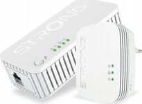 Strong Powerline 1000 - Trådlös Router 1Gbe - Wi-Fi 5 - Vägginsticksbar