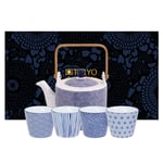 Tokyo Design Studio Nippon Blue set med tekanna och mugg