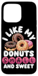 Coque pour iPhone 15 Pro Max Mini donuts I Like My Donuts Petits et Sucrés