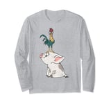 Disney Moana Pua And Hei Hei Portrait Long Sleeve T-Shirt