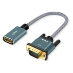 SLDXIAN Adaptateur HDMI vers VGA, Convertisseur HDMI Femelle à VGA Mâle 1080P pour PC, TV Box, Moniteur, Projecteur, Xbox (15CM)