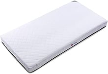 Silver Cross - Quilted TrueFit Cot Bed Pocket Sprung Mattress - Cot/Crib - Baby Travel - Newborn - 4 years - 140 x 70cm - Superior